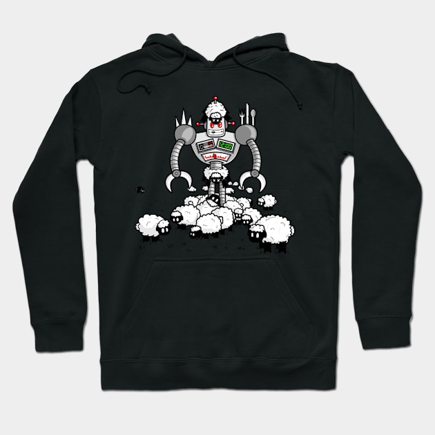 Robot in Sheep's Clothing Hoodie by thinkcrap